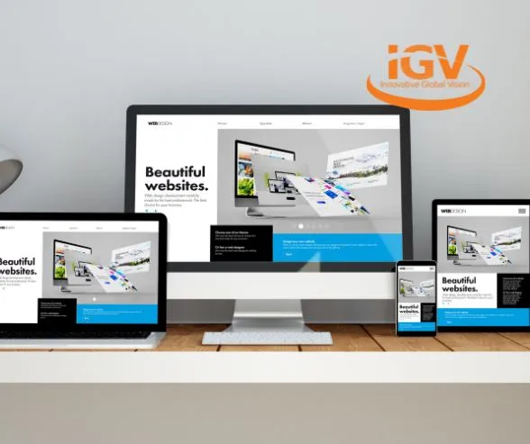 Multiple devices showing a website.