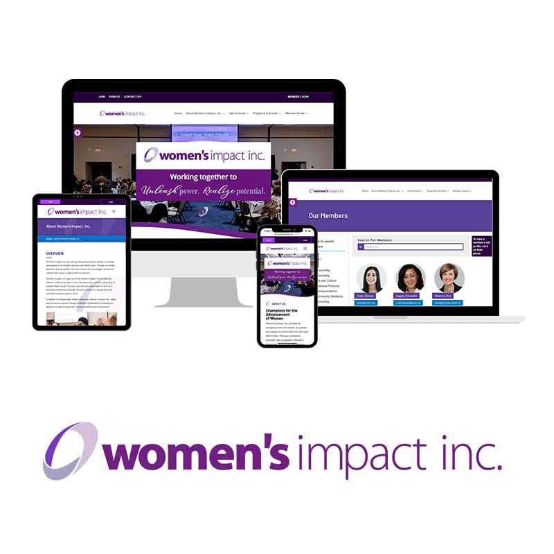Women's Impact Inc Logo & screenview