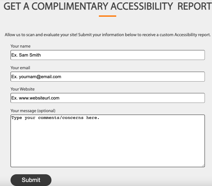 Why Do Your Forms Need to Be Accessible on Your Website? - Website ...