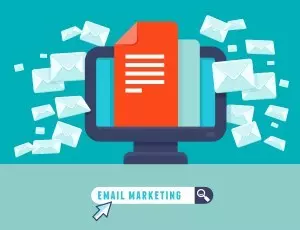 Vector Email Marketing Concept