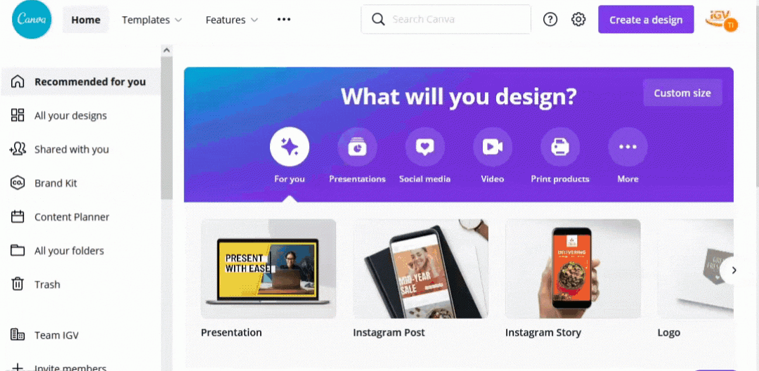 canva video editor for video marketing