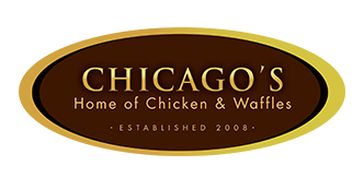 Chicago's Home of Chicken and Waffles logo