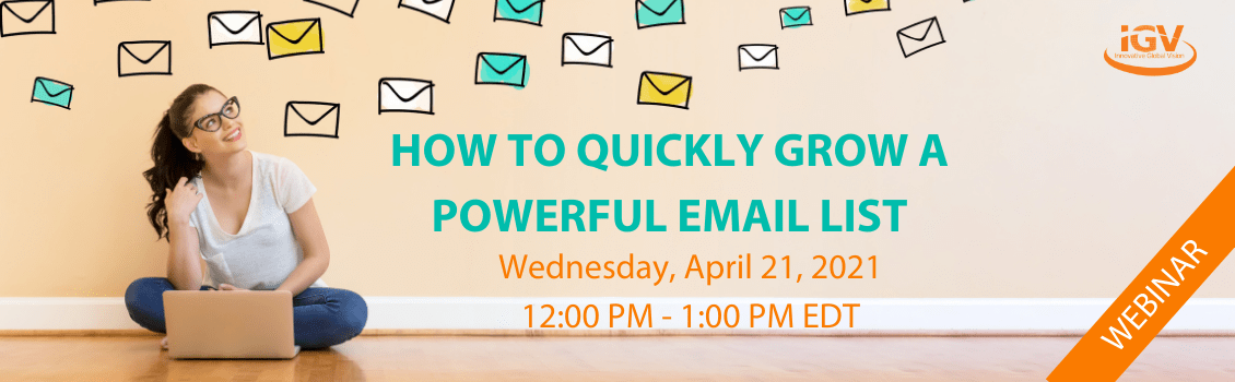 30 Ways to Grow your Email List