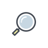 Magnifying Glass Status Review Icon